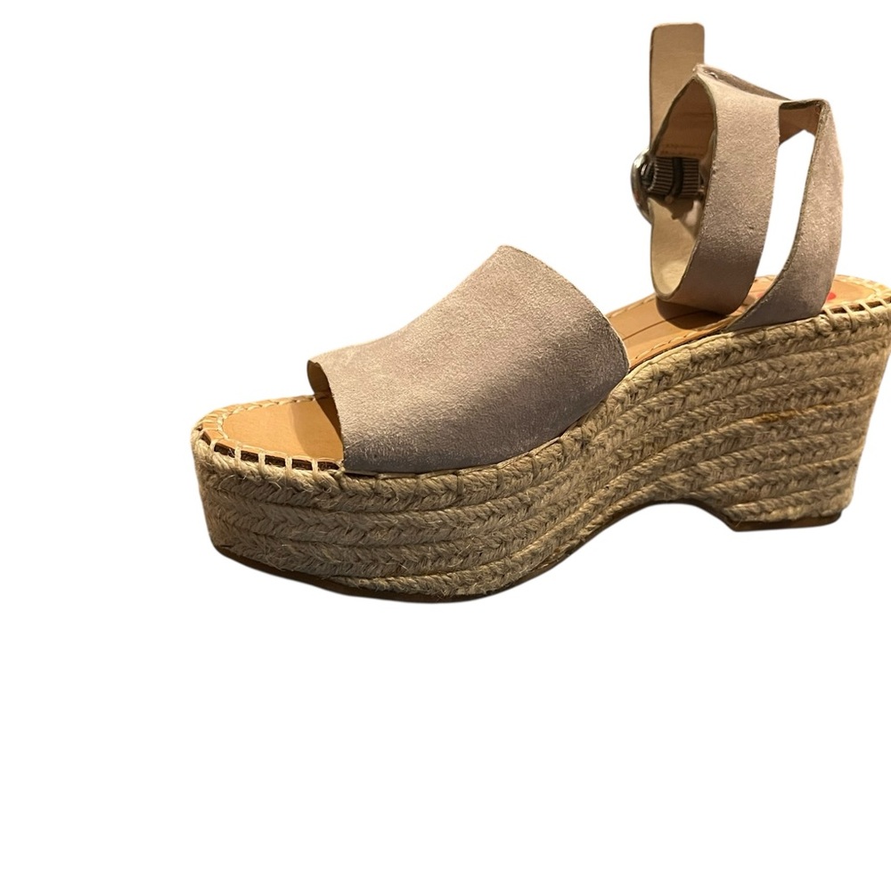 Dolce Vita Taupe Wedge Sandals